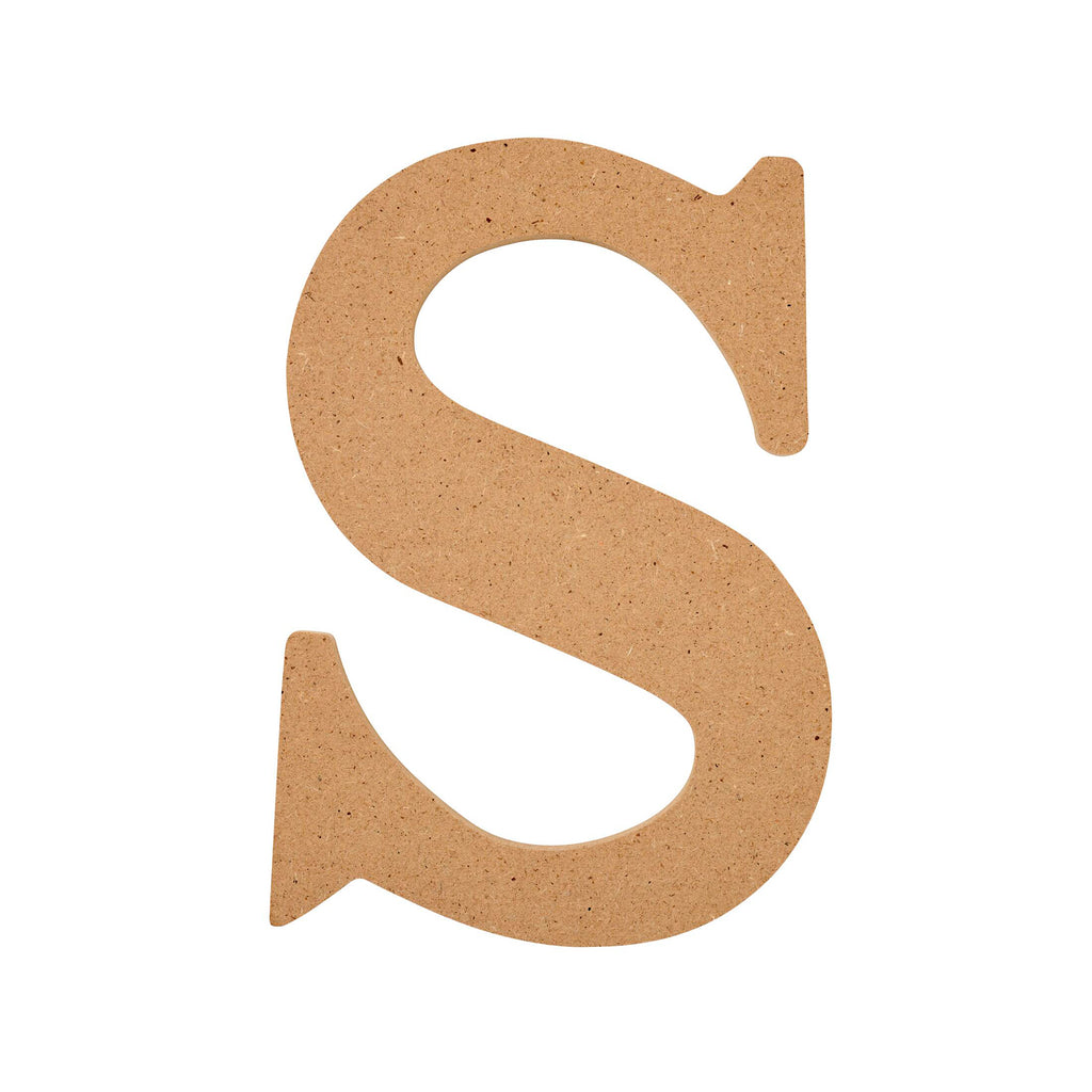 Plaid Mdf Letter S 5 Inch