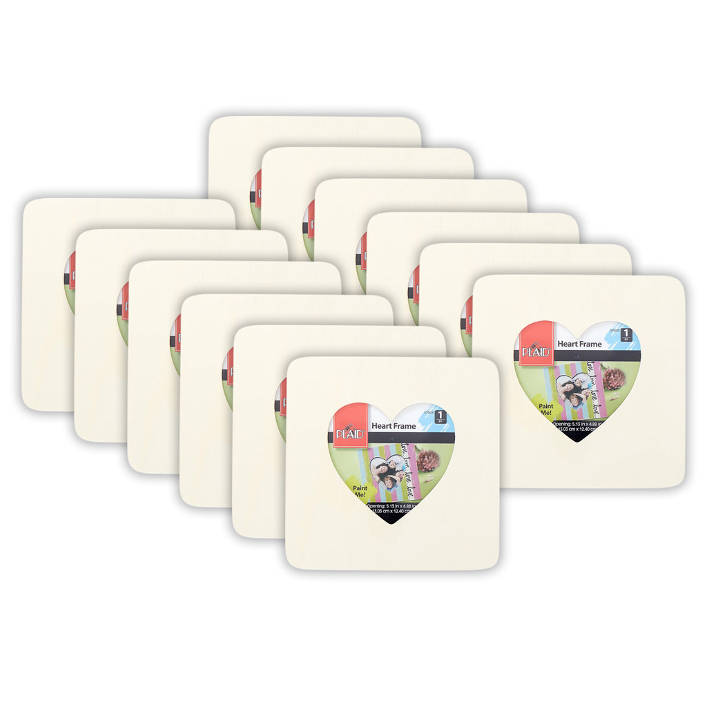 Value Frame, Heart, 7.5" x 7.5", Pack of 12