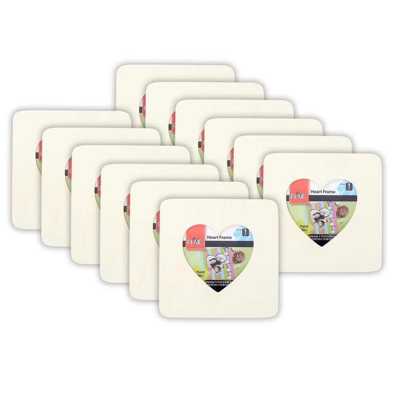 Value Frame, Heart, 7.5" x 7.5", Pack of 12