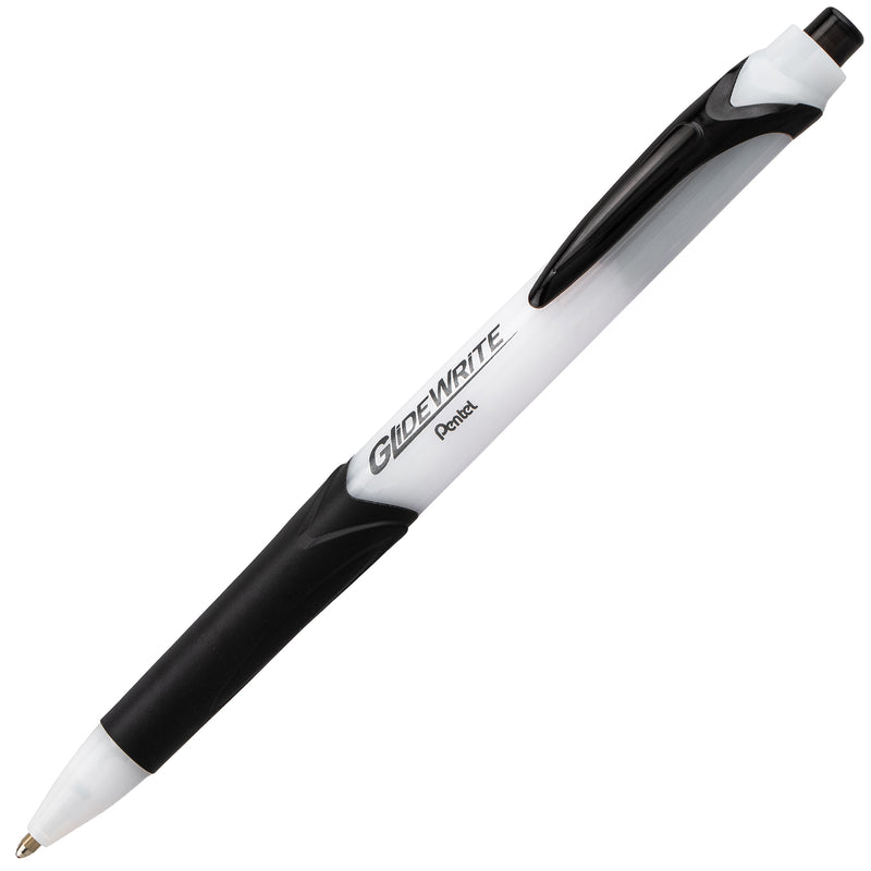 Glidewrite Ballpoint Pen Blk 1dz 1.0mm Medium W/techniflo