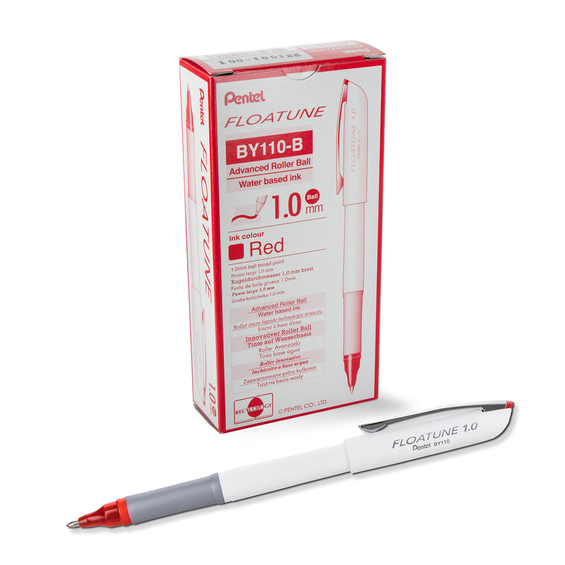 Floatune Rollerball Red 1dz 1.0mm Bold