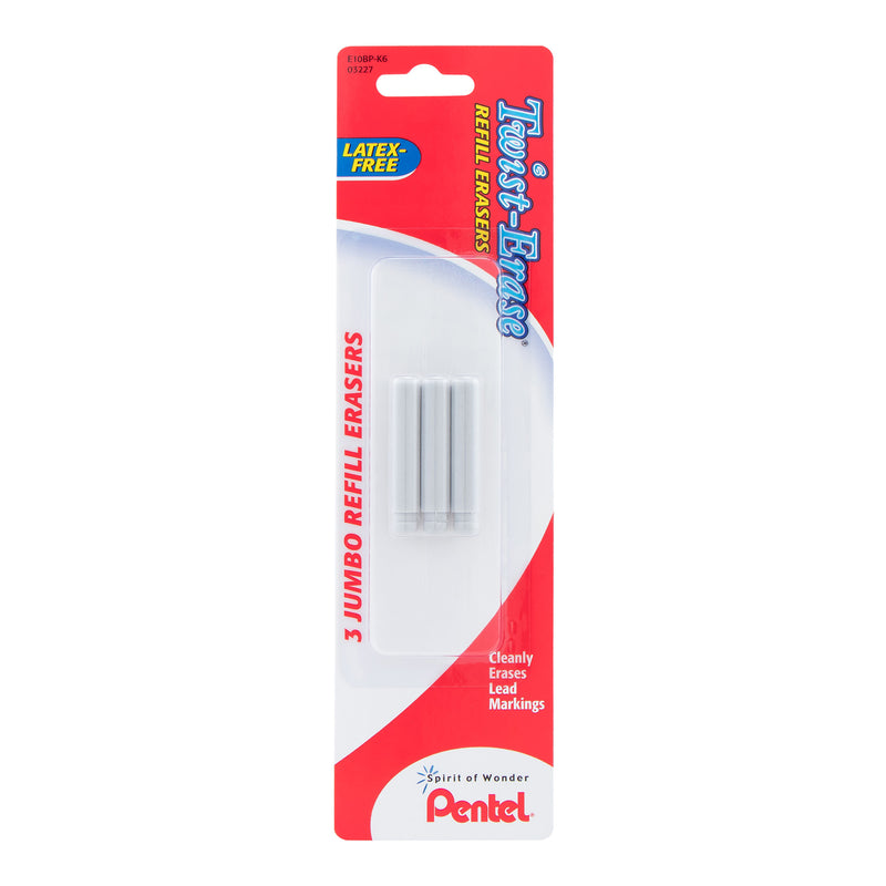 Refill Eraser 6pks Twisterase Pentel
