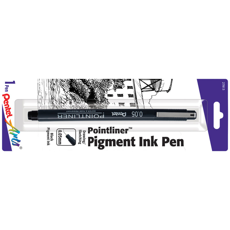 Pointliner Pen 0.05mm Black Ink Pentel Arts