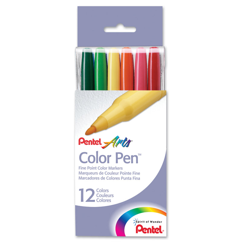 Pentel Arts Color Pen 12-color Set Pentel Arts