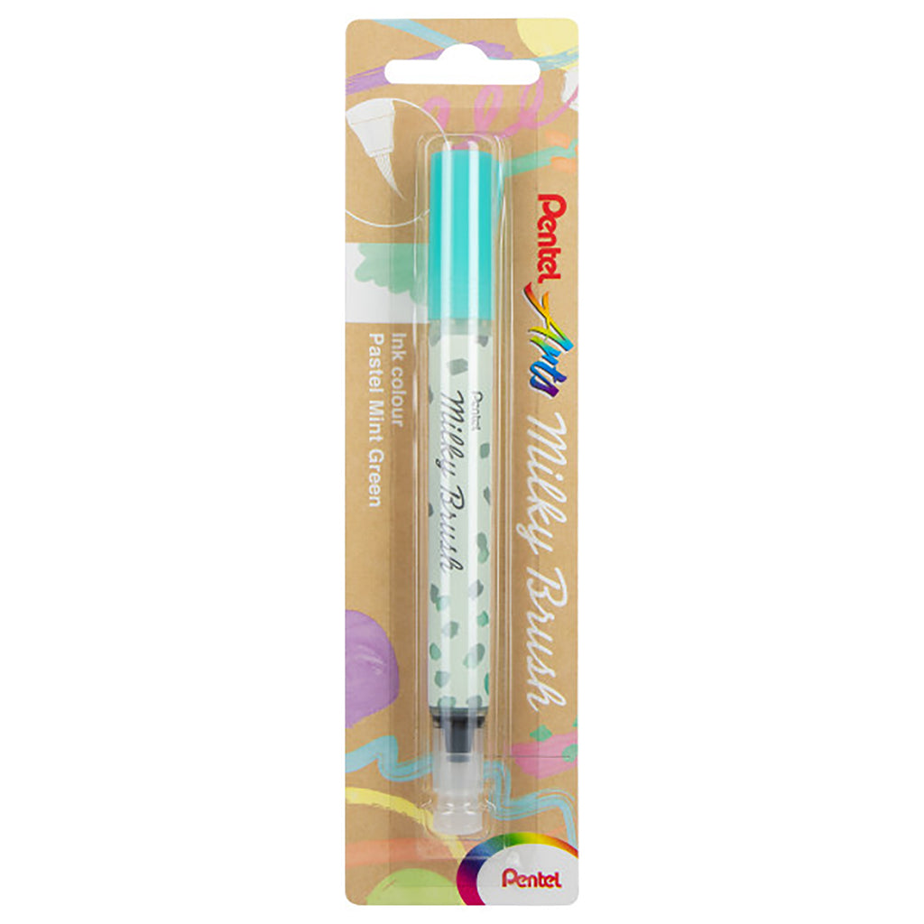 Milky Brush Pen Pastel Mint Green Pentel Arts