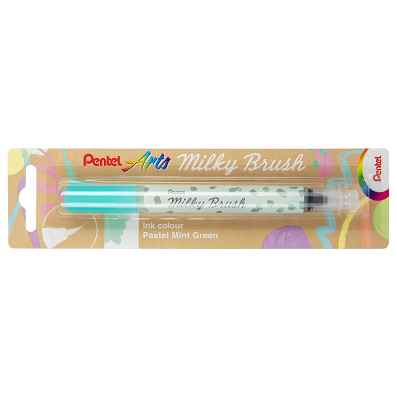 Milky Brush Pen Pastel Mint Green Pentel Arts