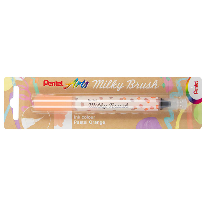 Milky Brush Pen Pale Orange Pentel Arts