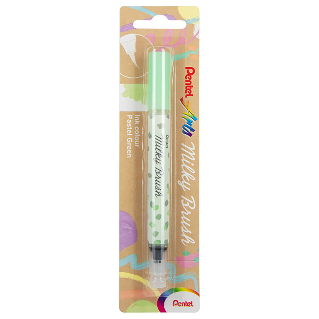 Milky Brush Pen Pastel Green Pentel Arts