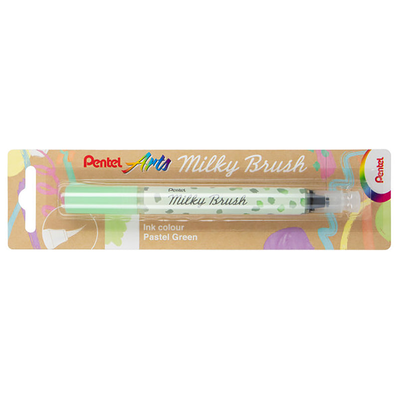 Milky Brush Pen Pastel Green Pentel Arts