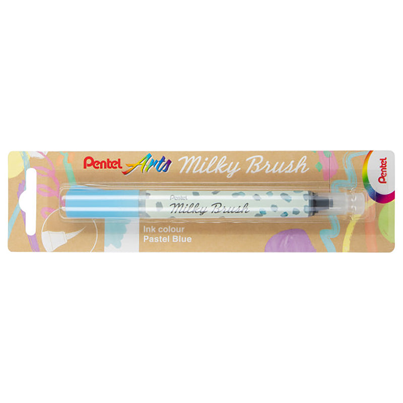 Milky Brush Pen Pastel Blue Pentel Arts