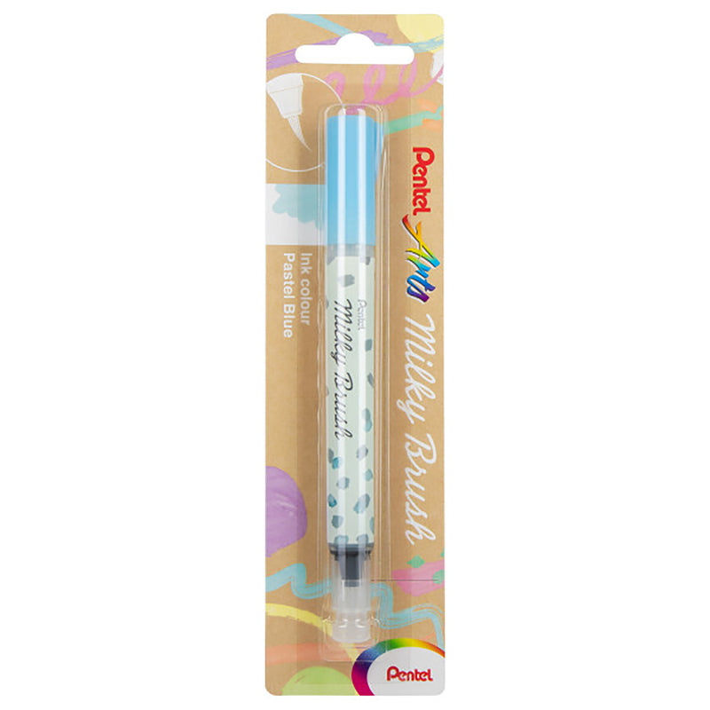 Milky Brush Pen Pastel Blue Pentel Arts