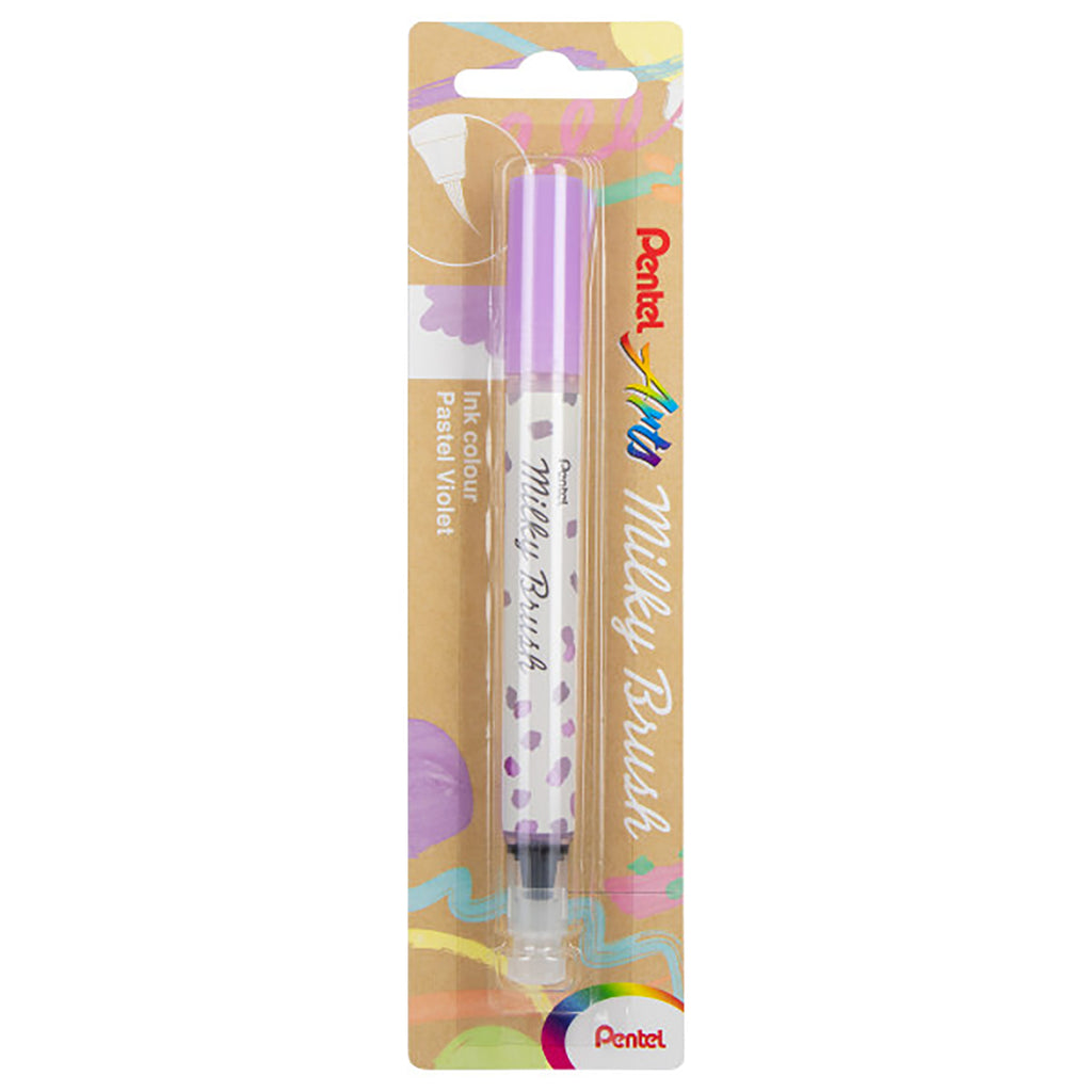 Milky Brush Pen Pastel Violet Pentel Arts