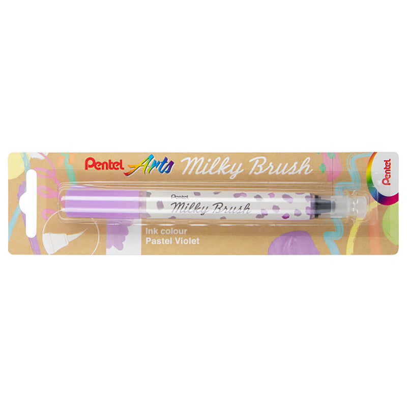 Milky Brush Pen Pastel Violet Pentel Arts