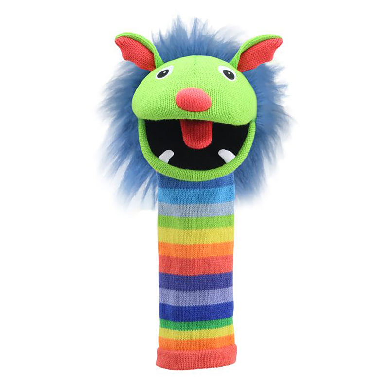 Eco Knitted Puppet Rainbow
