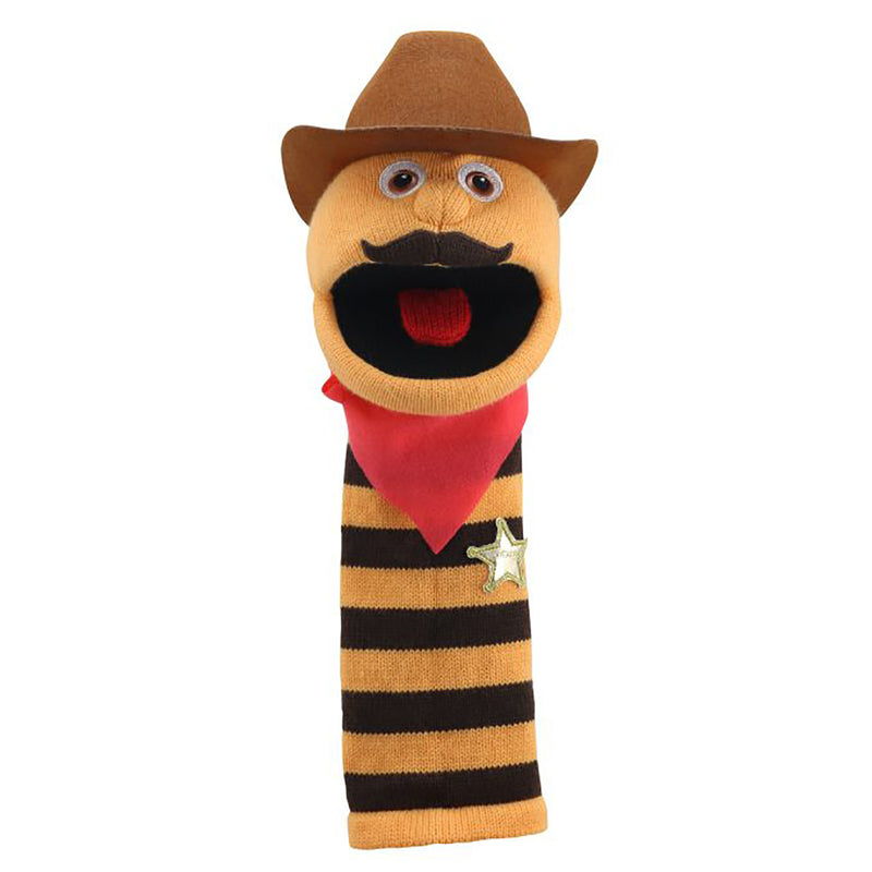 Eco Knitted Puppet Cowboy