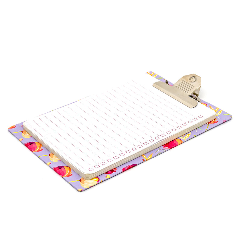 Blossom Clipboard With Pad 3ct