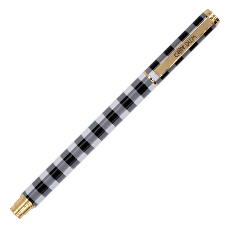 Metal Gel Pen Buffalo Check 6ct