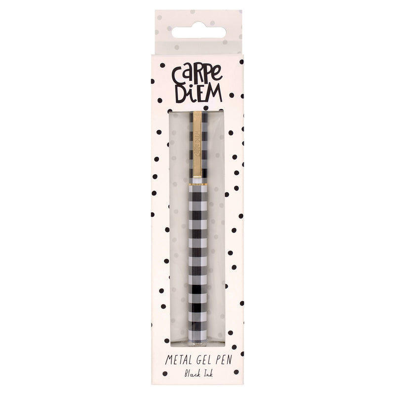 Metal Gel Pen Buffalo Check 6ct