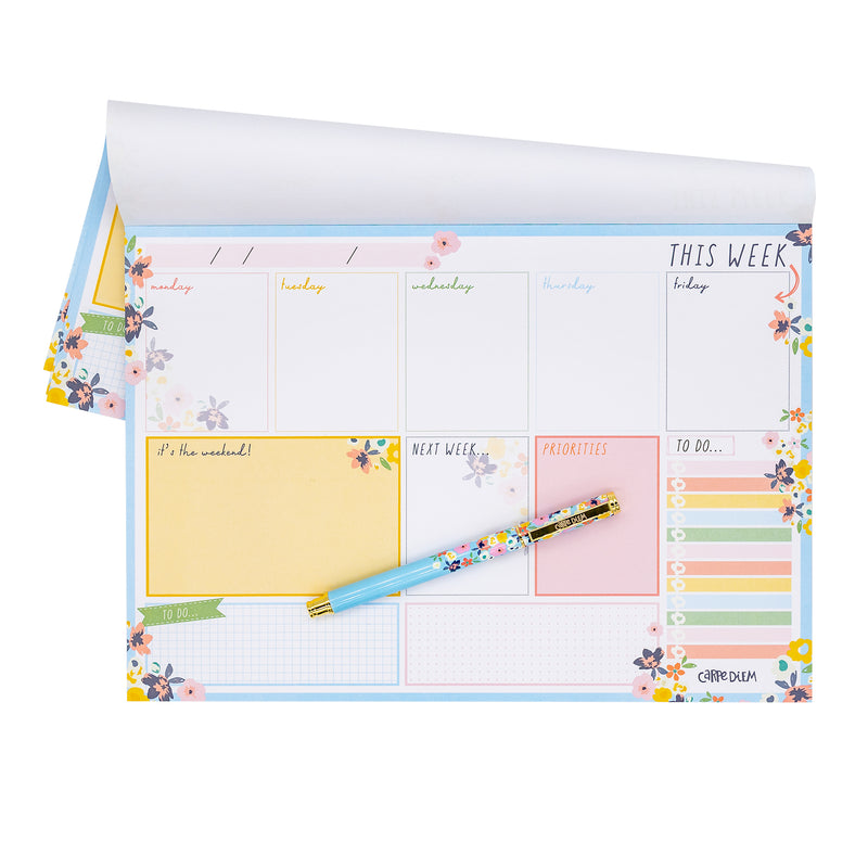 Weekly Planner Pad Ditzy Floral 6ct