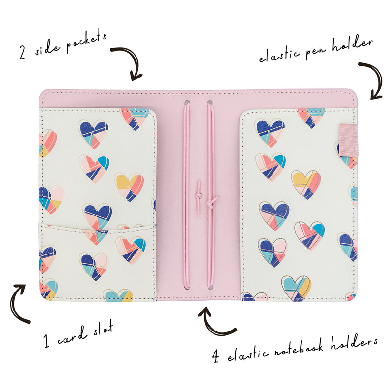 A6 Notebook & Passport Holder Pink Ballerina