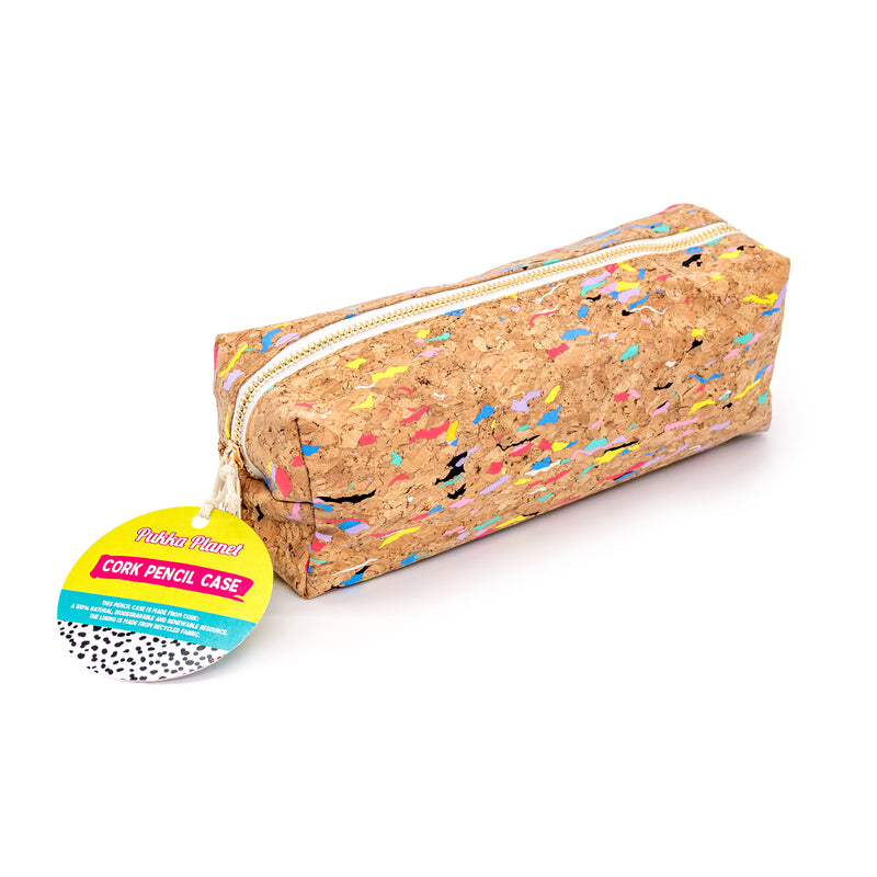 Pukka Planet Cork Pencil Case 6ct