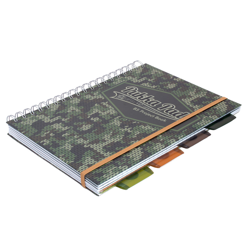 Camo B5 Project Book Pack 3