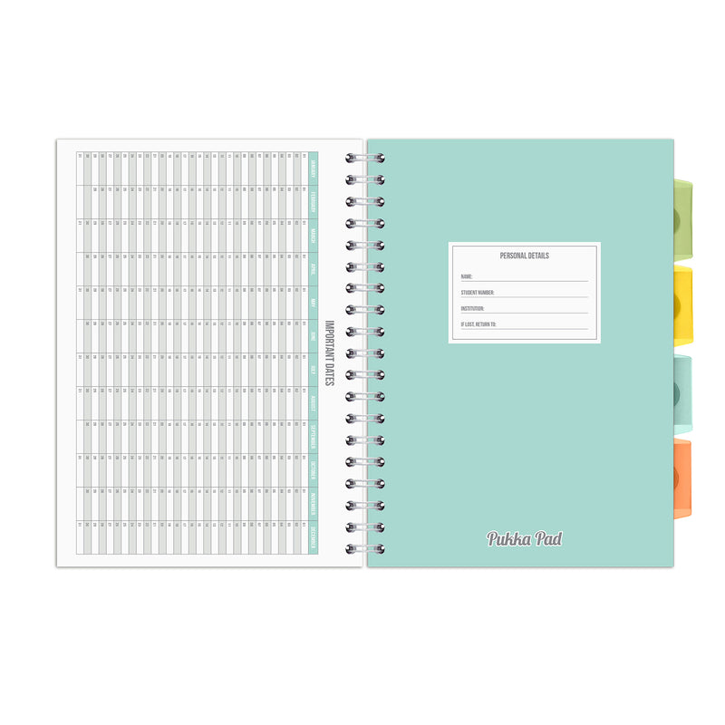 B5 Study Book, Pack of 2