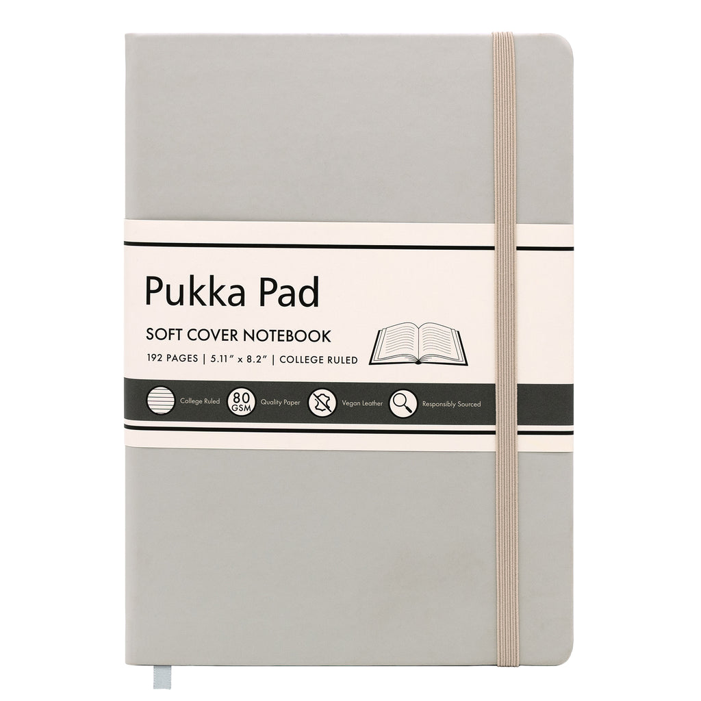 Soft Cover A5 College Ruled Oatmeal