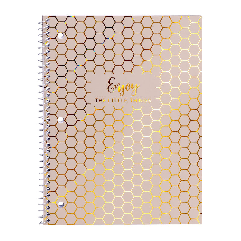 Haze 1-Subject Notebook, 3 Per Pack, 4 Packs