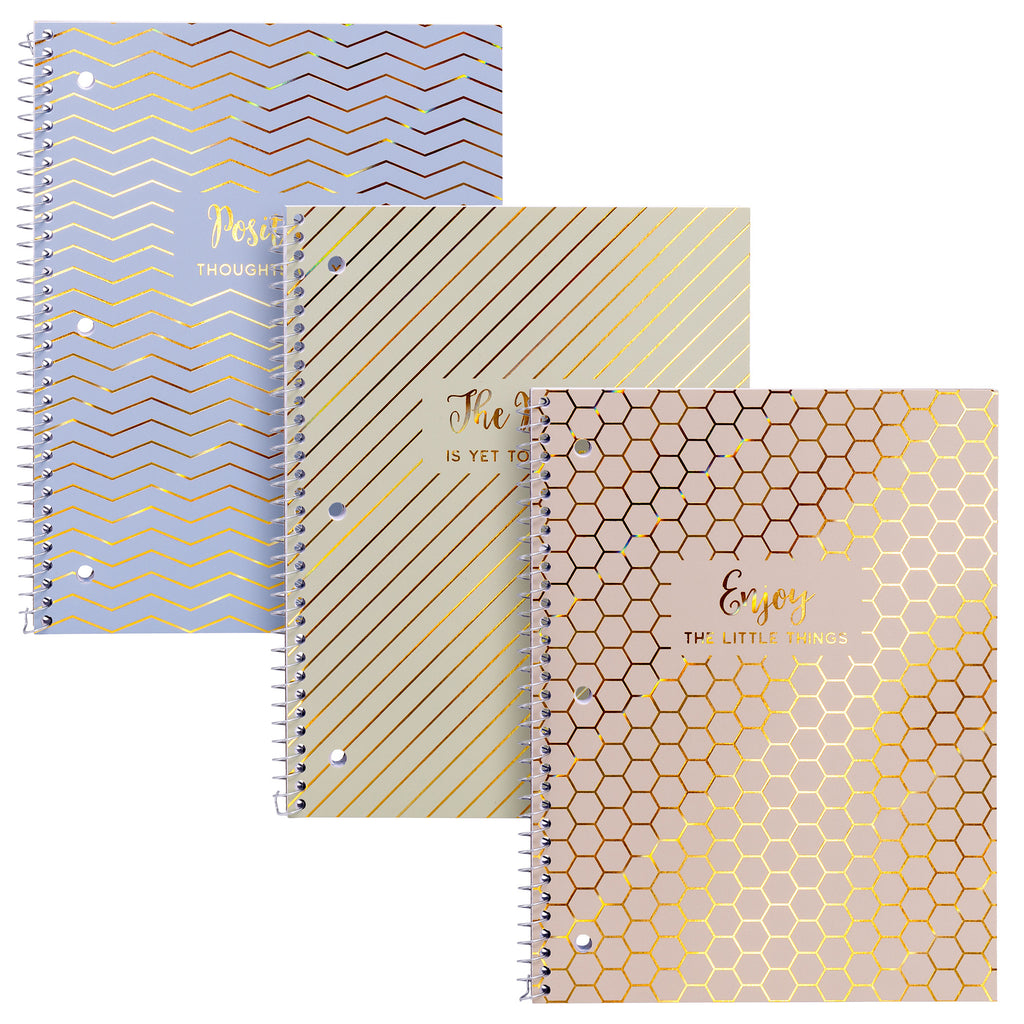 Haze 1-subject Notebook 3pk