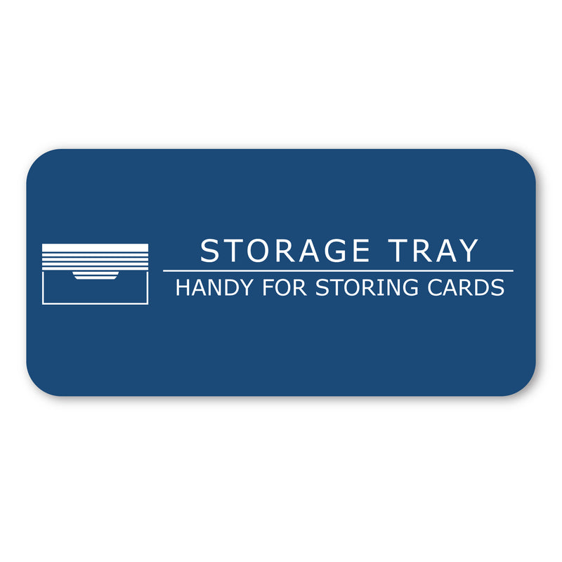 Trayed Index Cards, 3" x 5", White, 240 Per Pack, 6 Packs