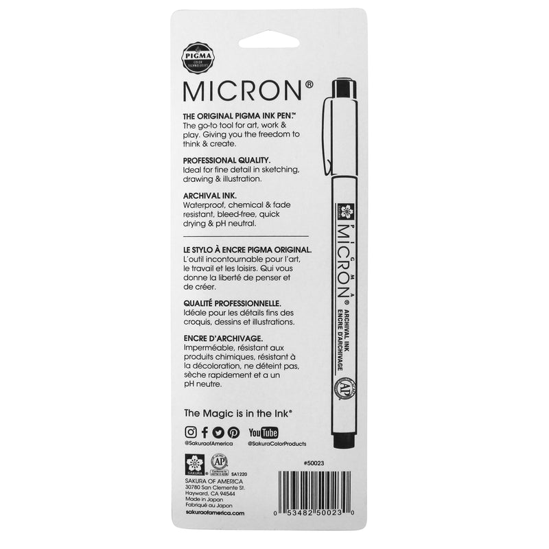 Bc Micron Pens 08 Black 3ct