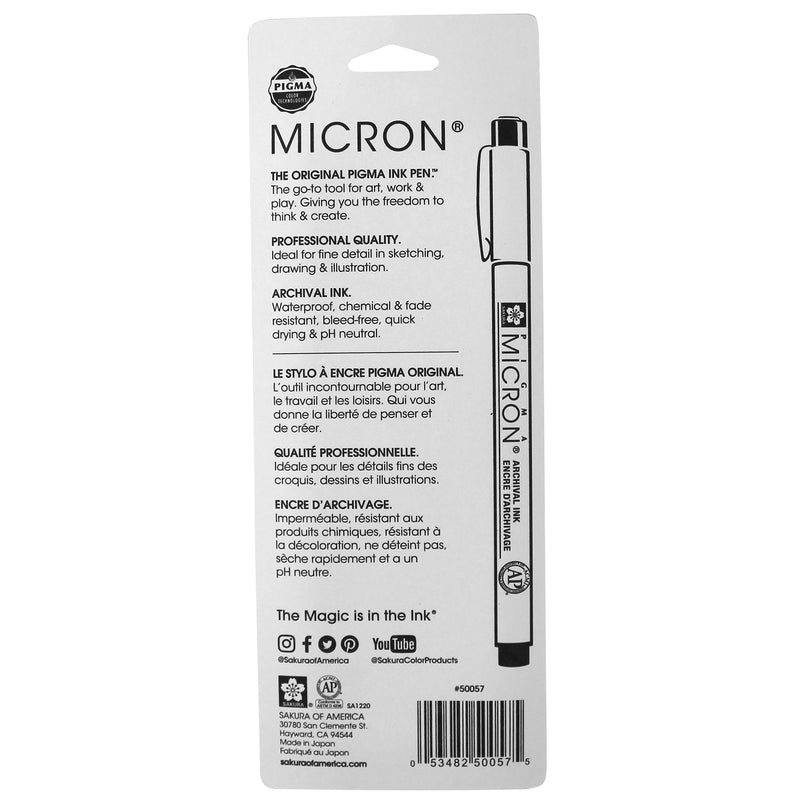 Bc Micron Pens 3ct Black