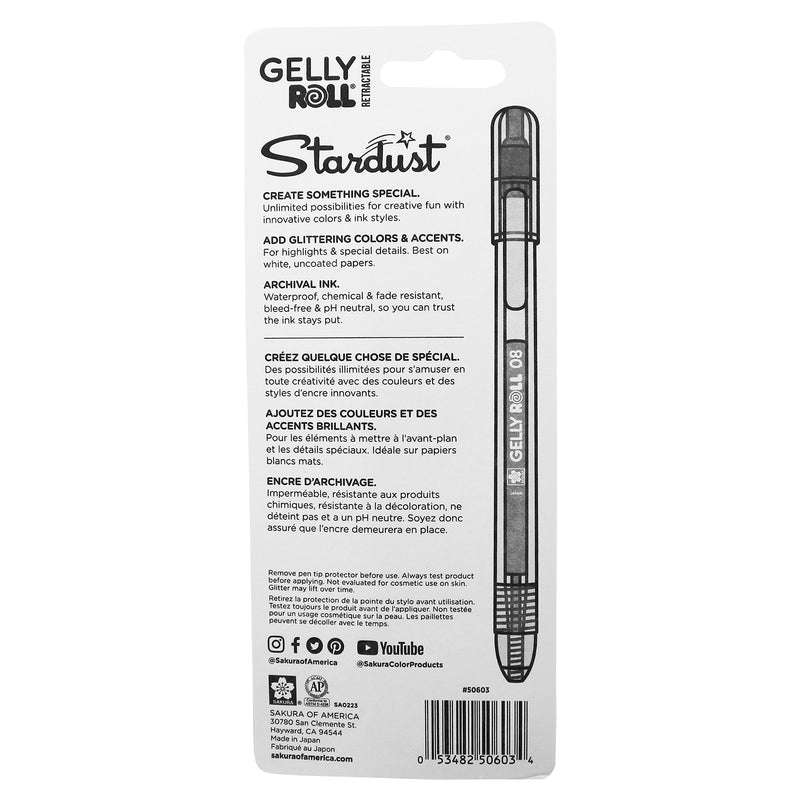 Bc Gr Retract Pens 3pk Stardust