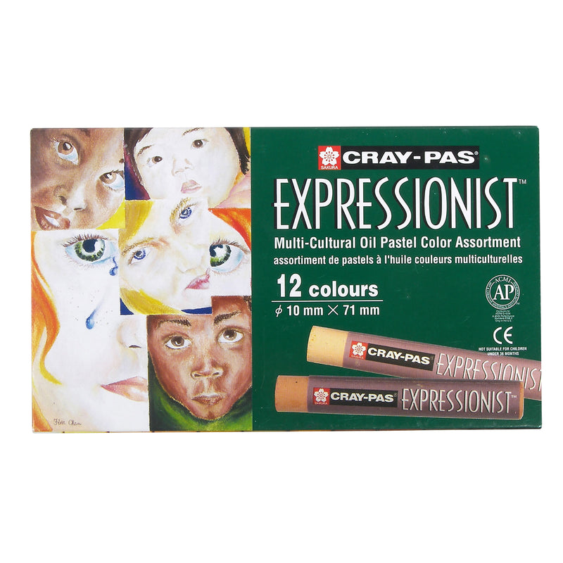 Oil Pastel Chalk 12 Colors Cultural Expressionist