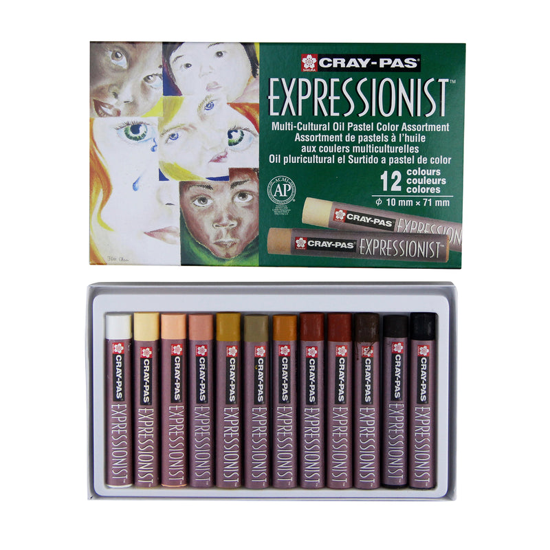 Oil Pastel Chalk 12 Colors Cultural Expressionist