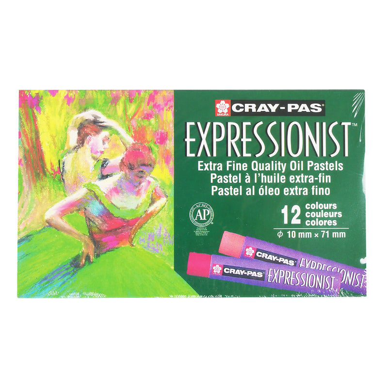 Oil Pastel Chalk 12 Colors Expressionist