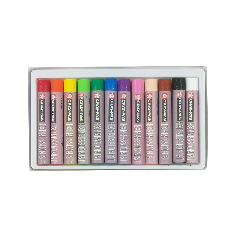 Oil Pastel Chalk 12 Colors Expressionist