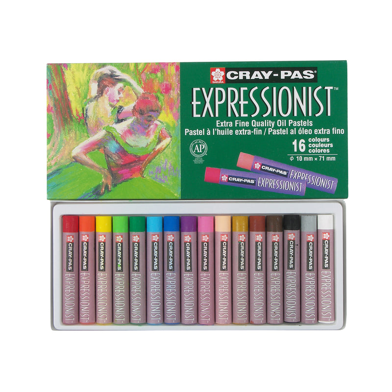 Oil Pastel Chalk 16 Colors Expressionist
