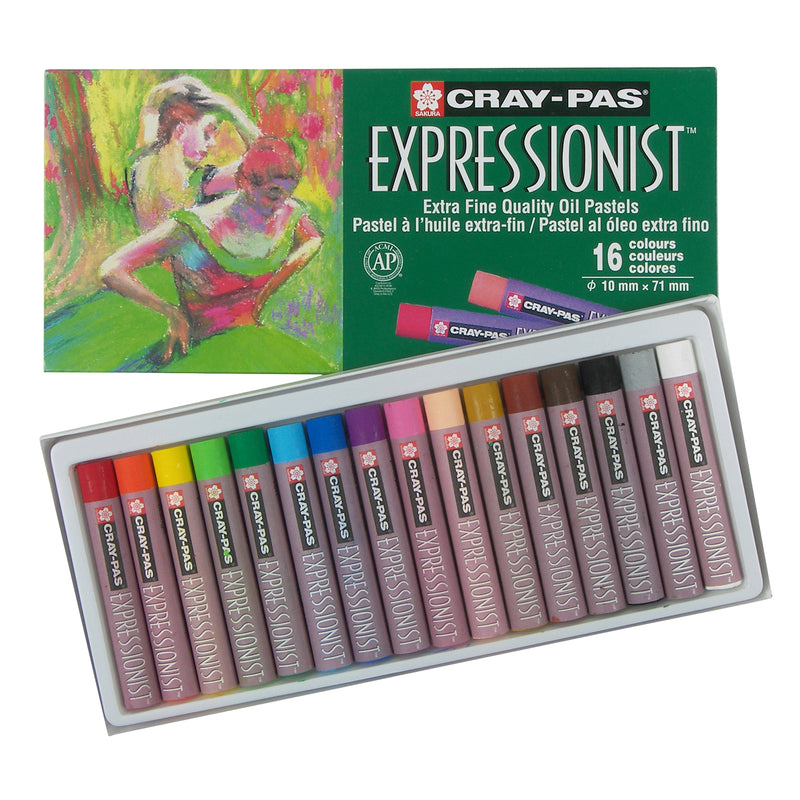 Oil Pastel Chalk 16 Colors Expressionist