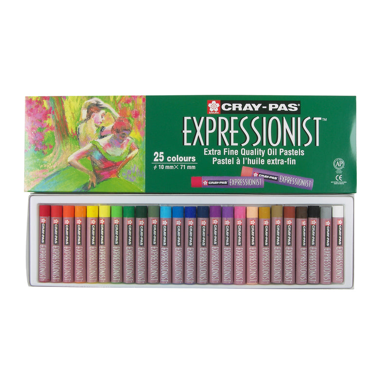 Oil Pastel Chalk 25 Colors Expressionist