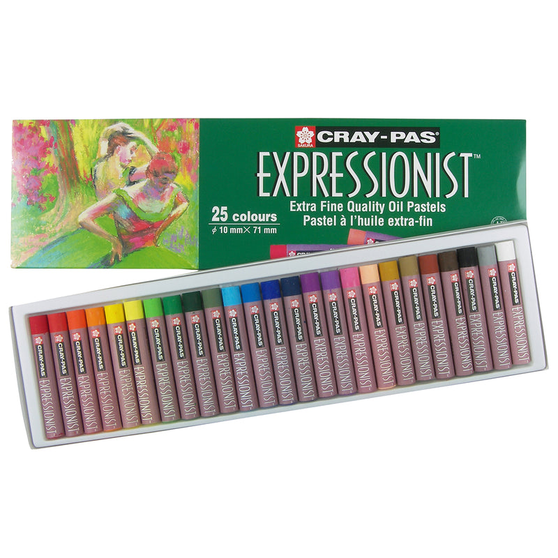 Oil Pastel Chalk 25 Colors Expressionist
