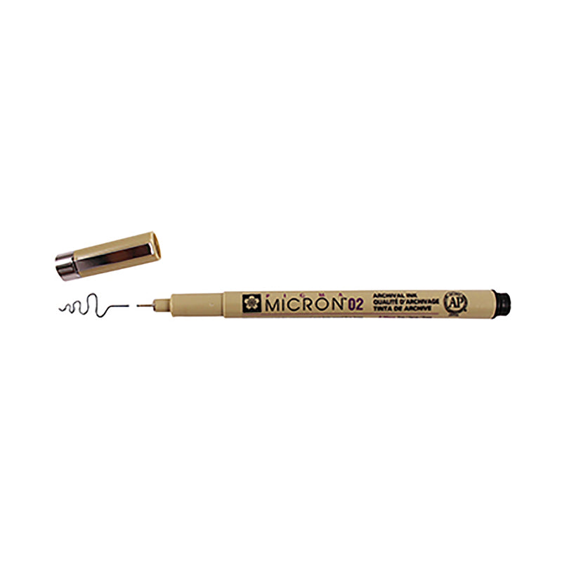 Micron 02 Pen 0.30mm Black