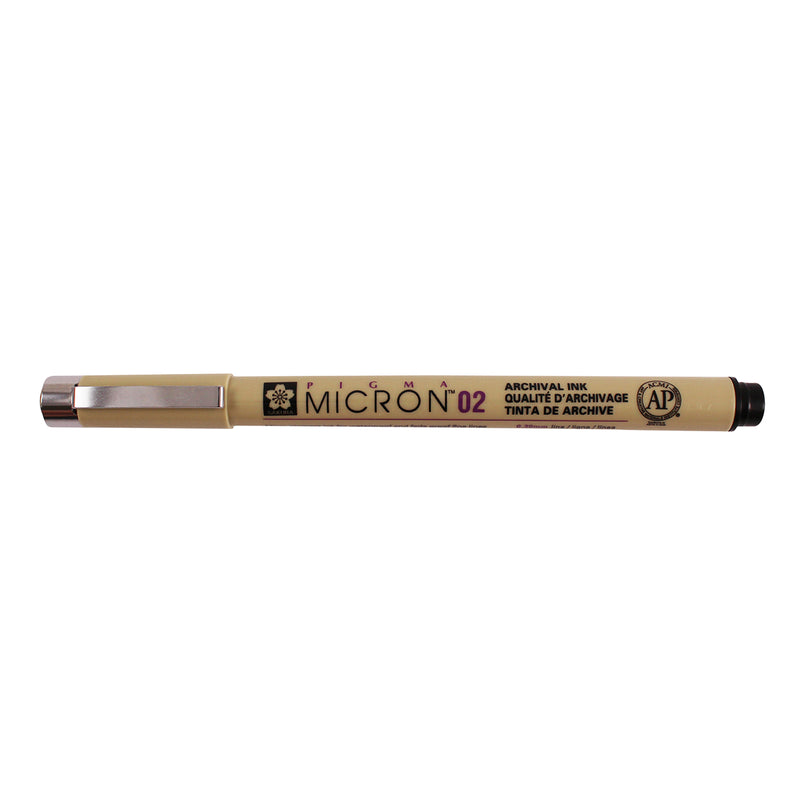 Micron 02 Pen 0.30mm Black