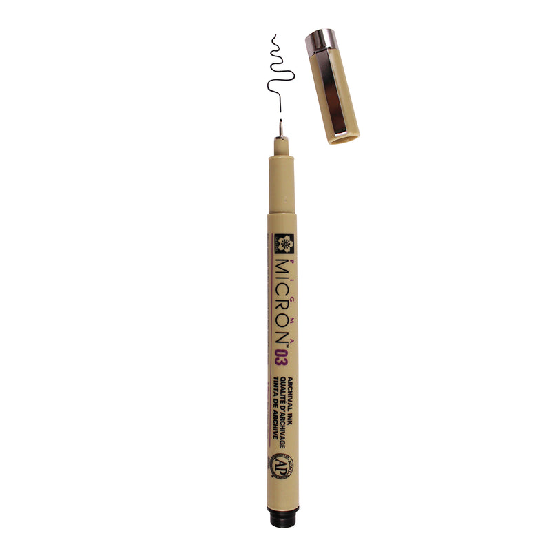 Micron 03 Pen 0.35mm Black