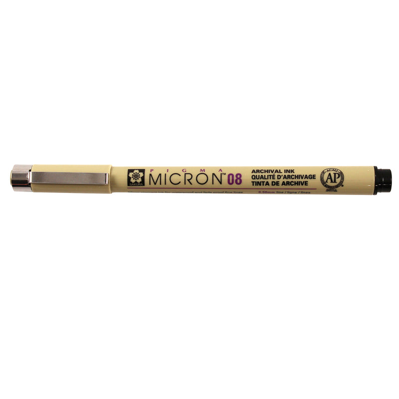 Micron 08 Pen 0.50mm Black