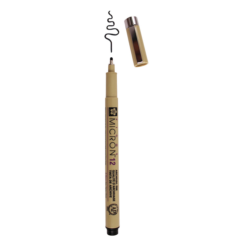 Micron 12 Pen 0.70mm Black