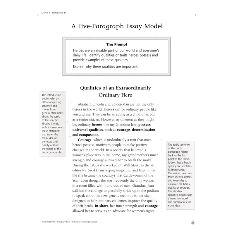 Mastering The 5-paragraph Essay
