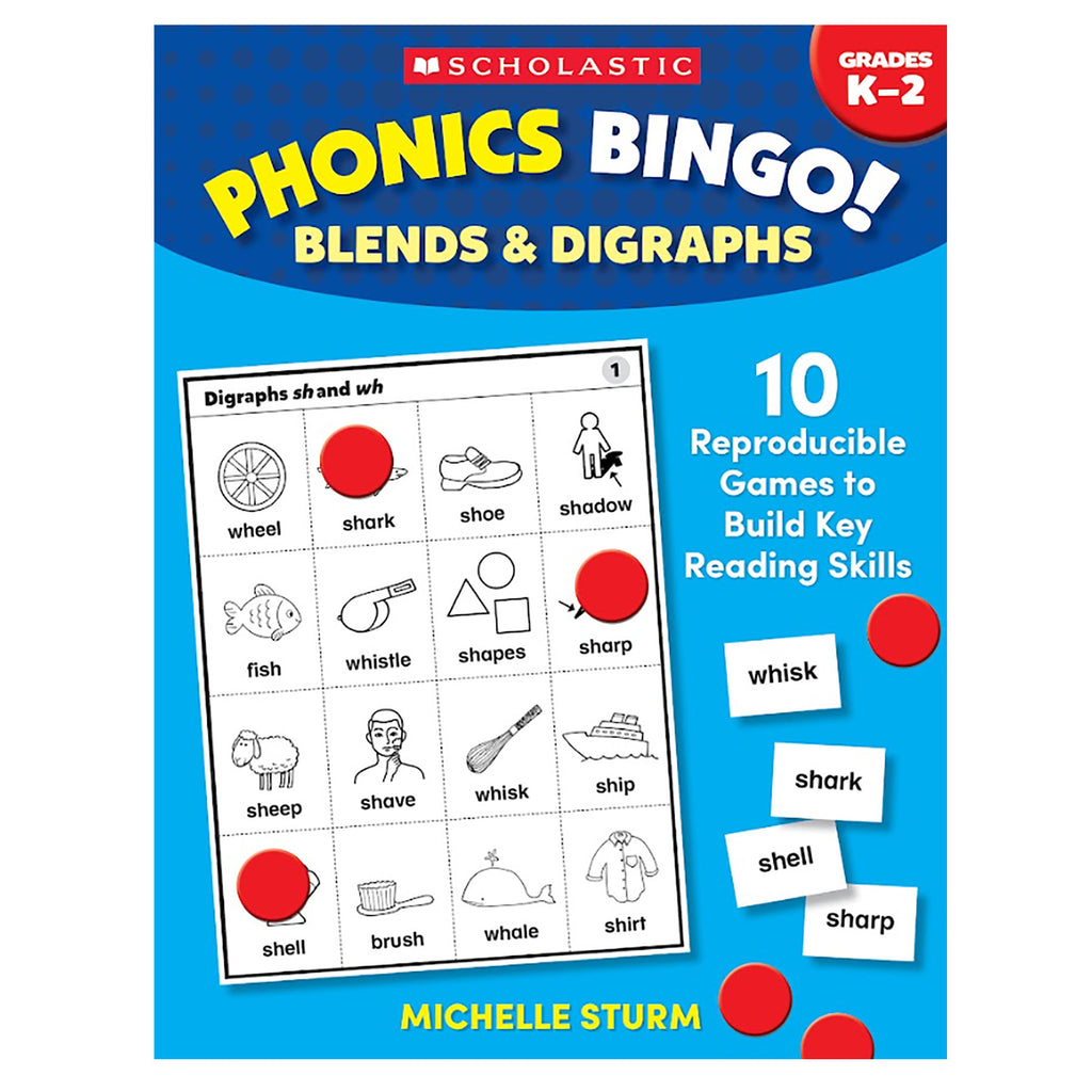 Phonics Bingo Blends & Digraphs