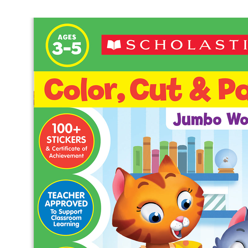 Color Cut & Paste Jumbo Workbook